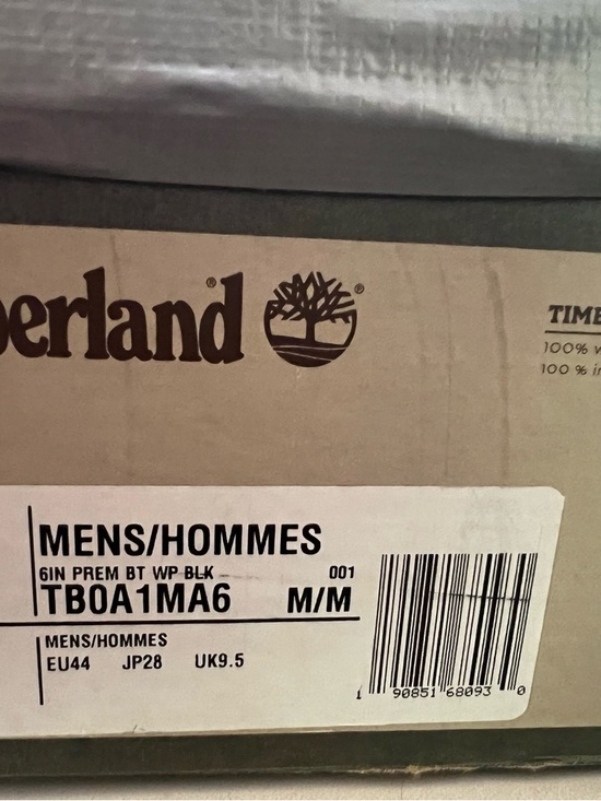 Timberland Men\'s Black Leather Lace-Up Work Boots main image 14
